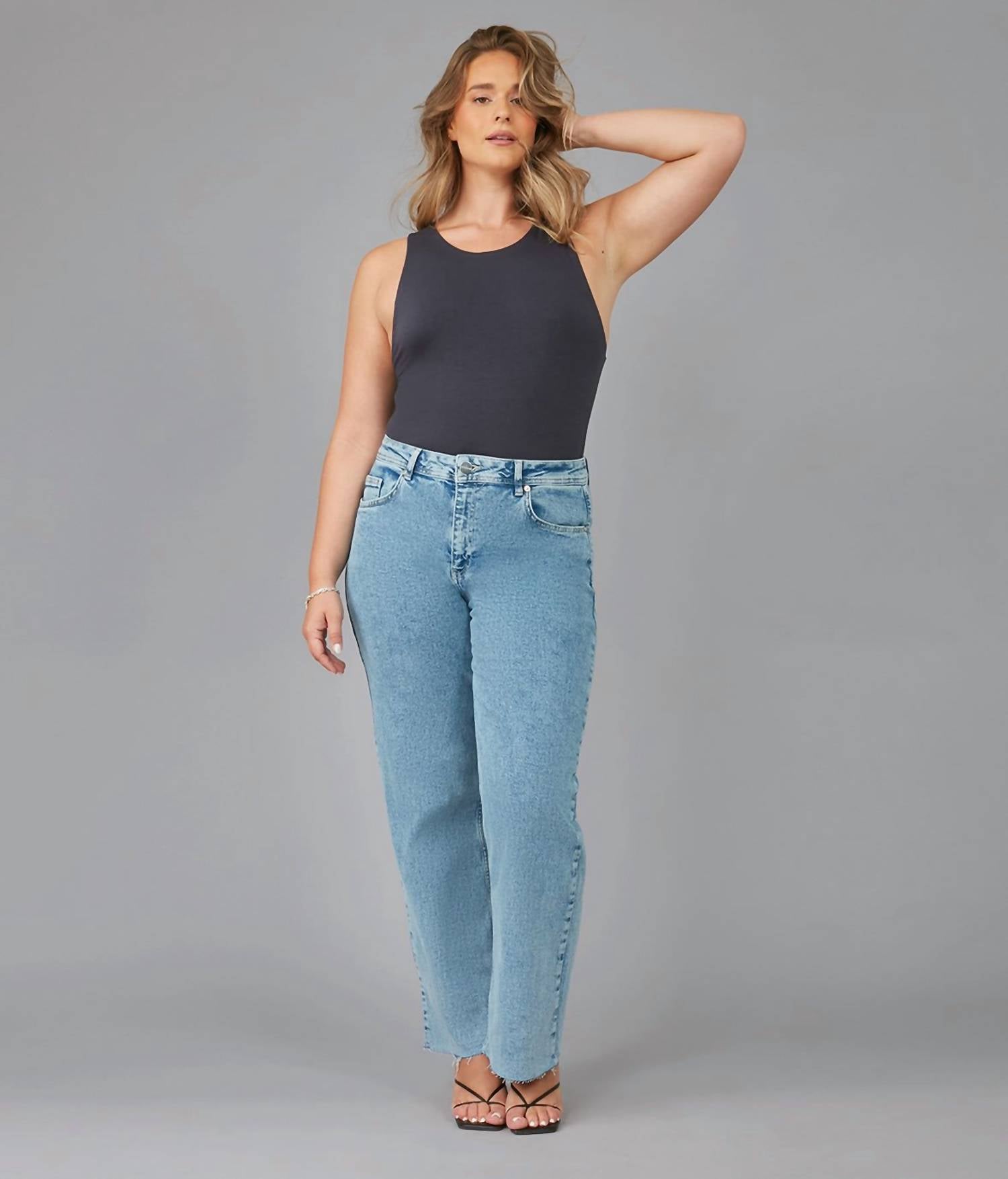 Lola Jeans - High Rise Wide Leg Jeans