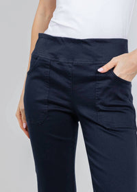 Elliott Lauren - Modern Twill Pull-on Pants With Pocket