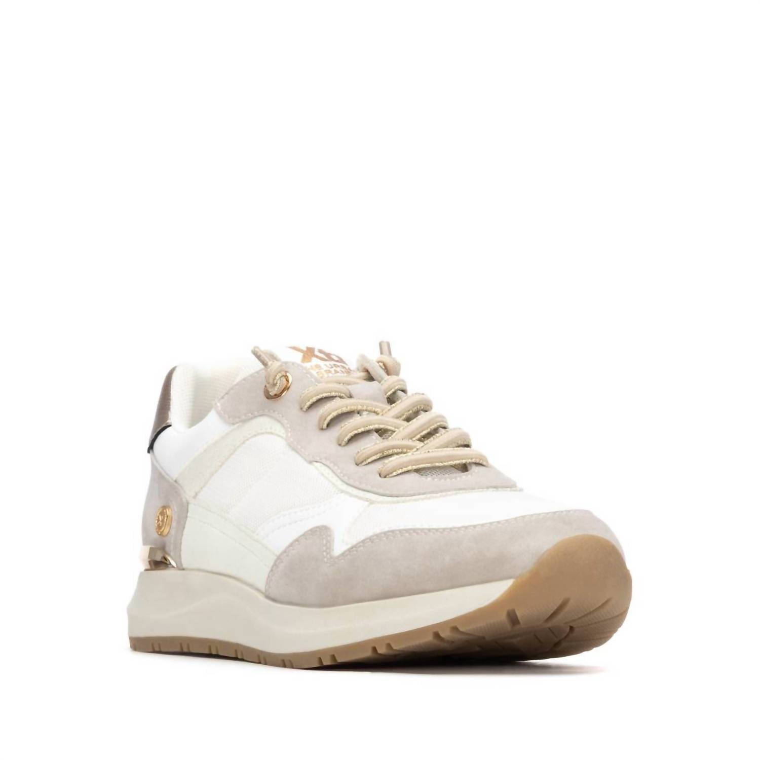 Xti Women's Pu Refined Shoes in white - women's sneaker - alternate view