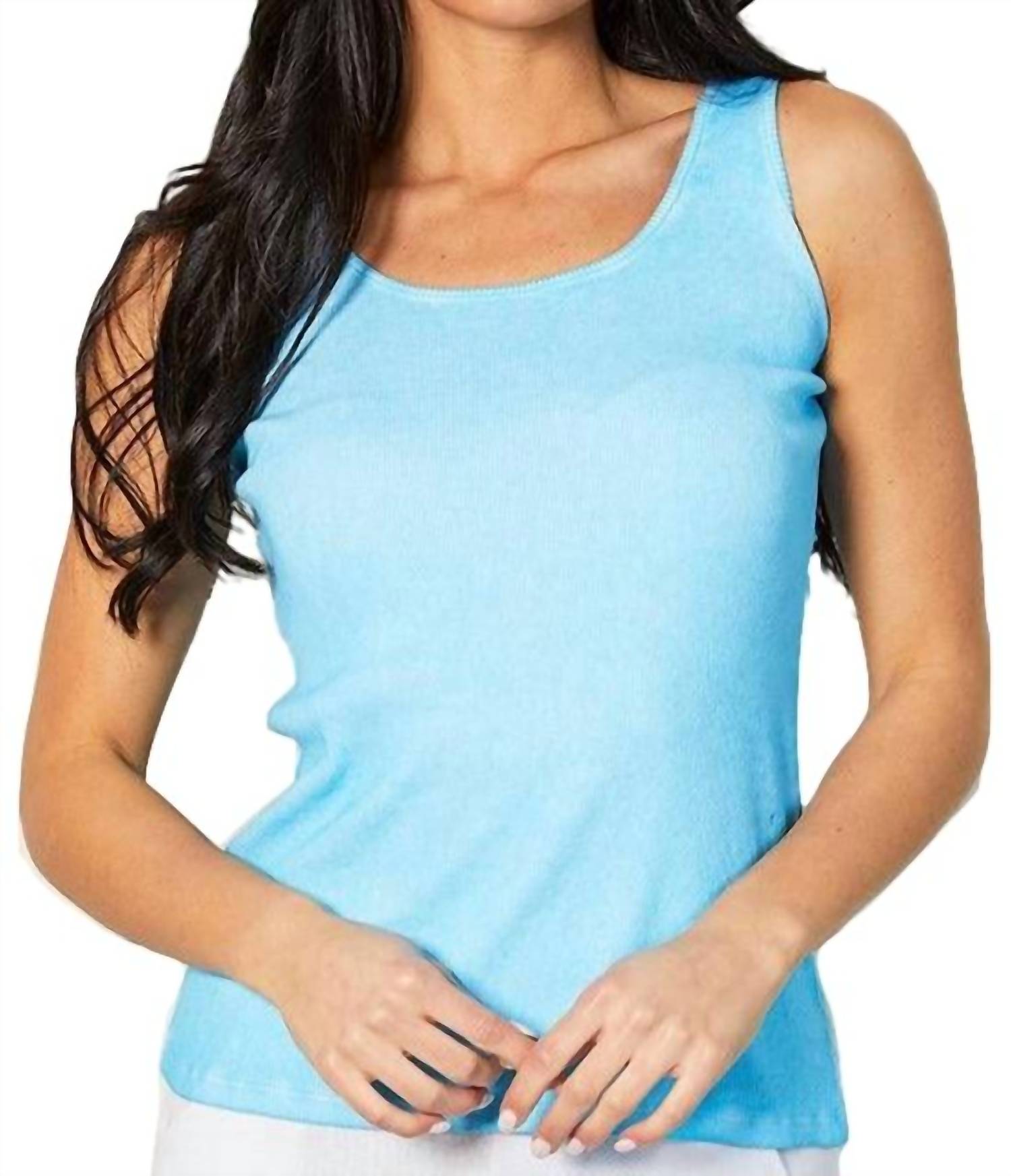 Angel - OIL-WASHED BRA-FRIENDLY TANK TOP