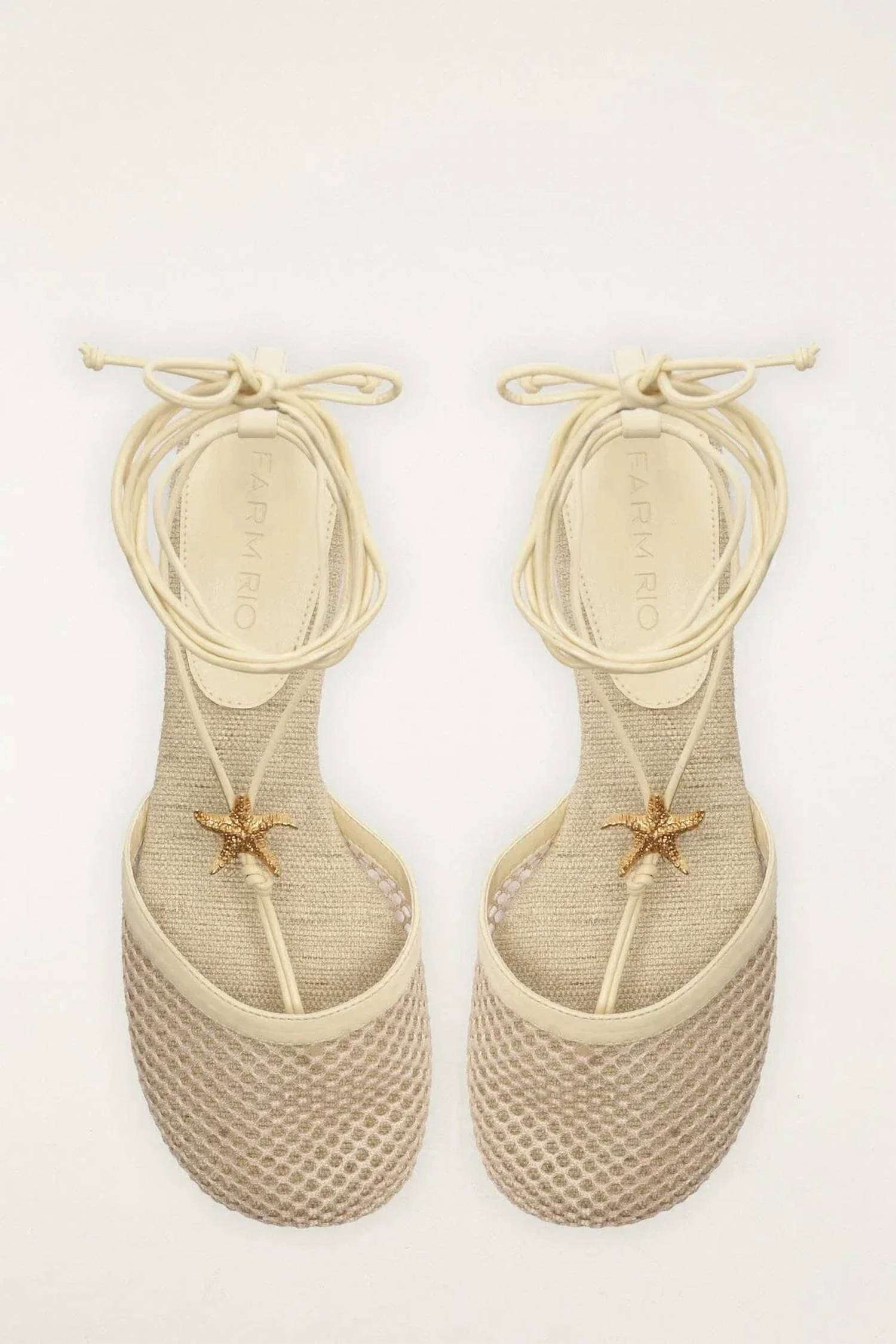 Farm Rio - Women's Sea Lace Up Mules