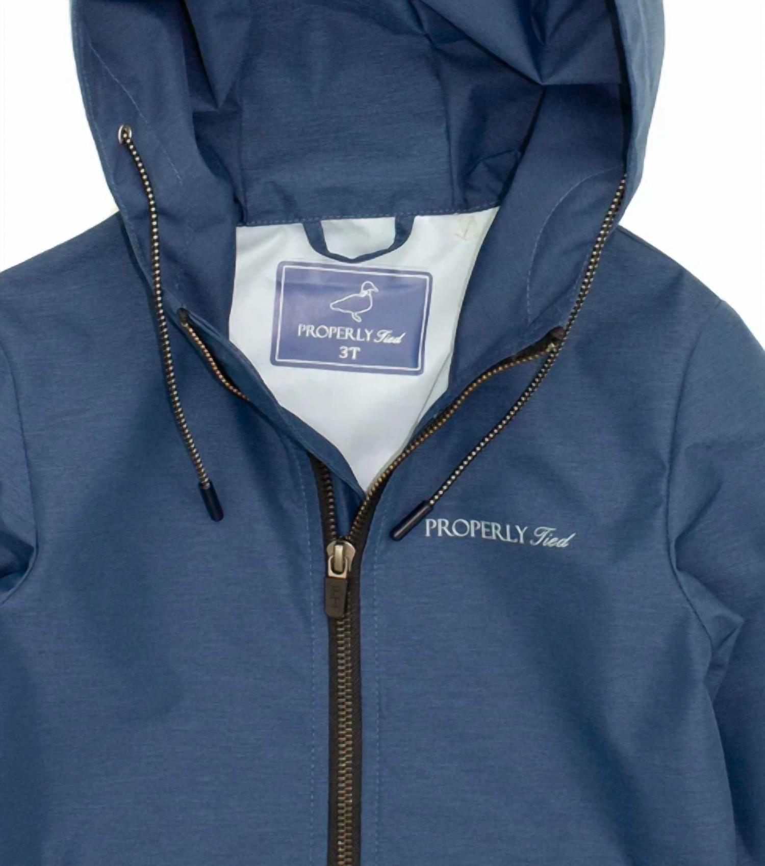 Properly Tied - Boy's Canopy Rain Jacket