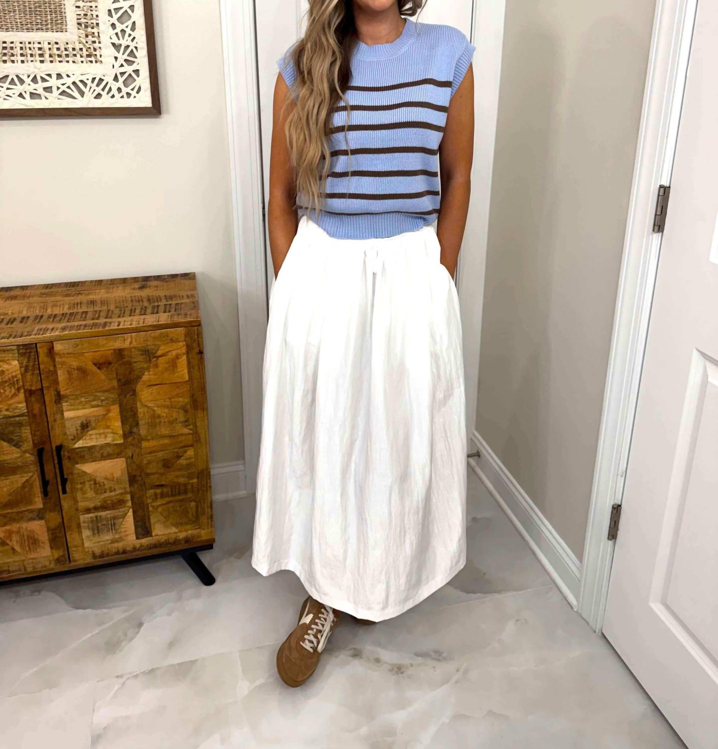 She + Sky - Joanna Stripe Sweater