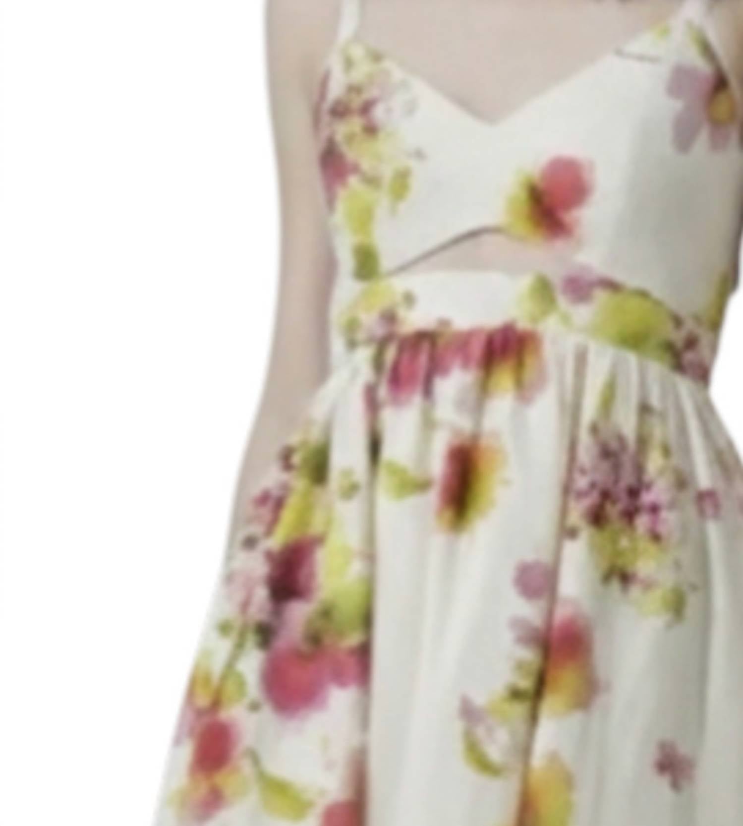 Karina Grimaldi - Greta V Neck Midi Dress