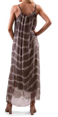 Gigi Moda - Venus Tie Dye Silk Midi Dress