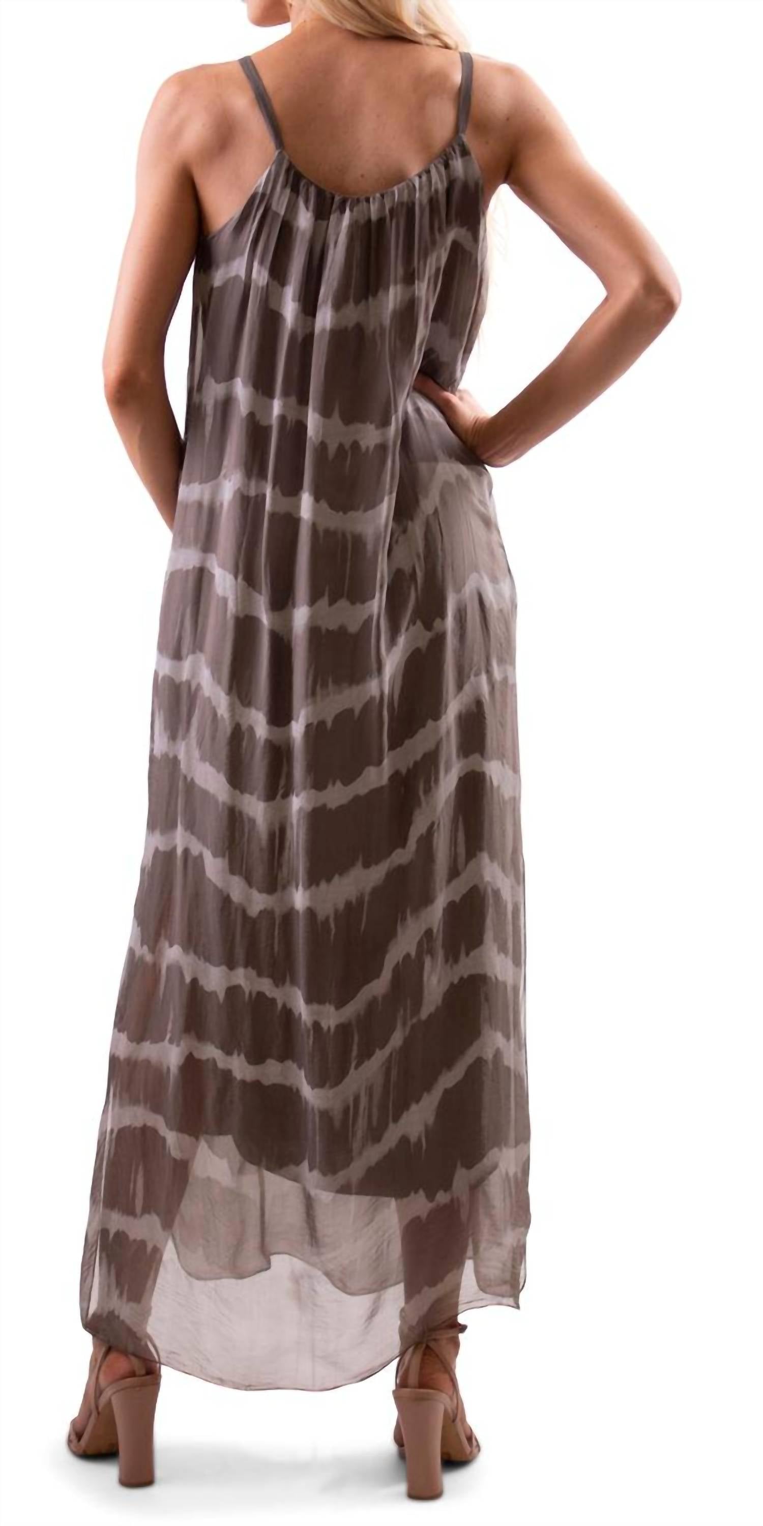 Gigi Moda - Venus Tie Dye Silk Midi Dress