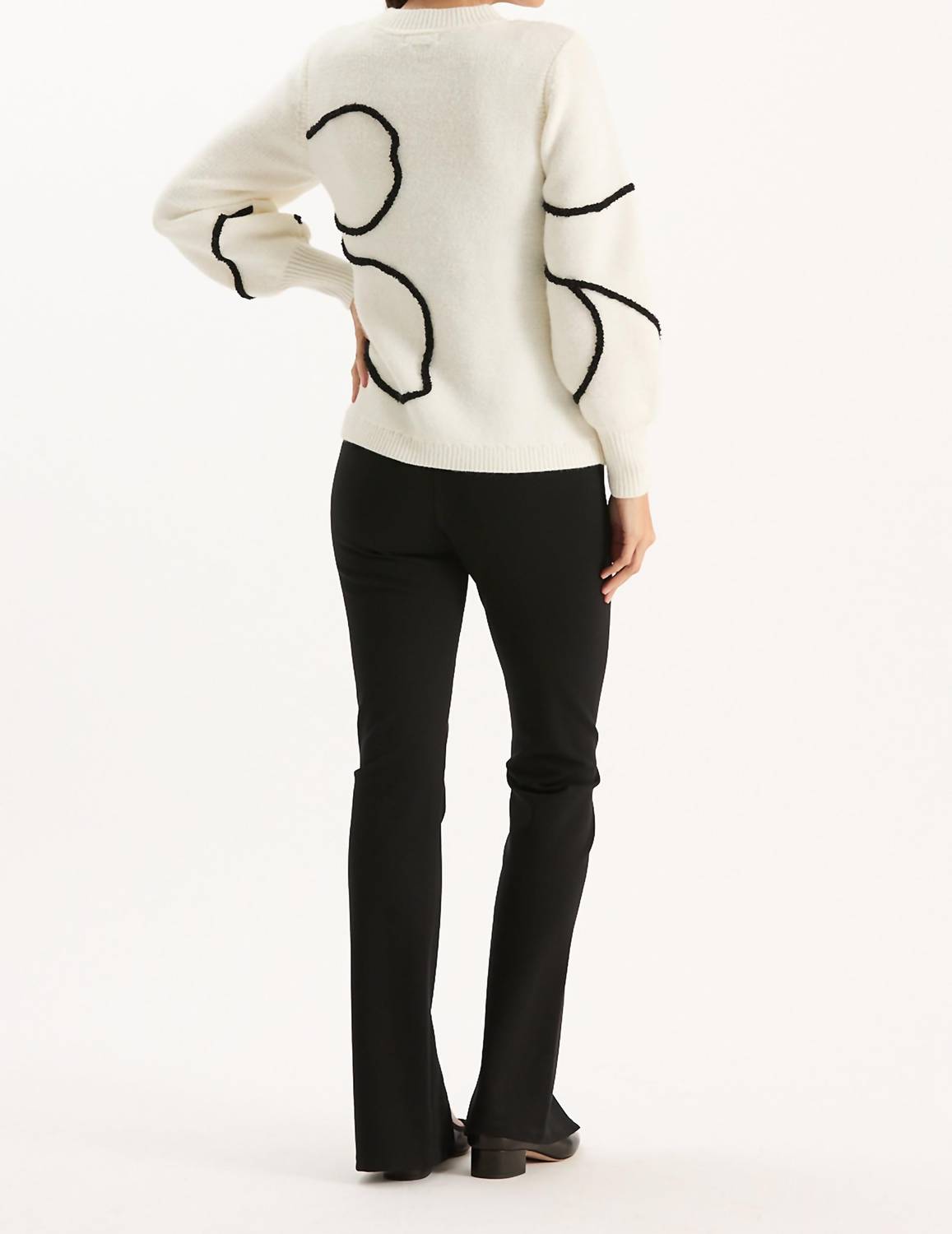 Tyler Boe - Novelty Yarn Sweater With Soutache