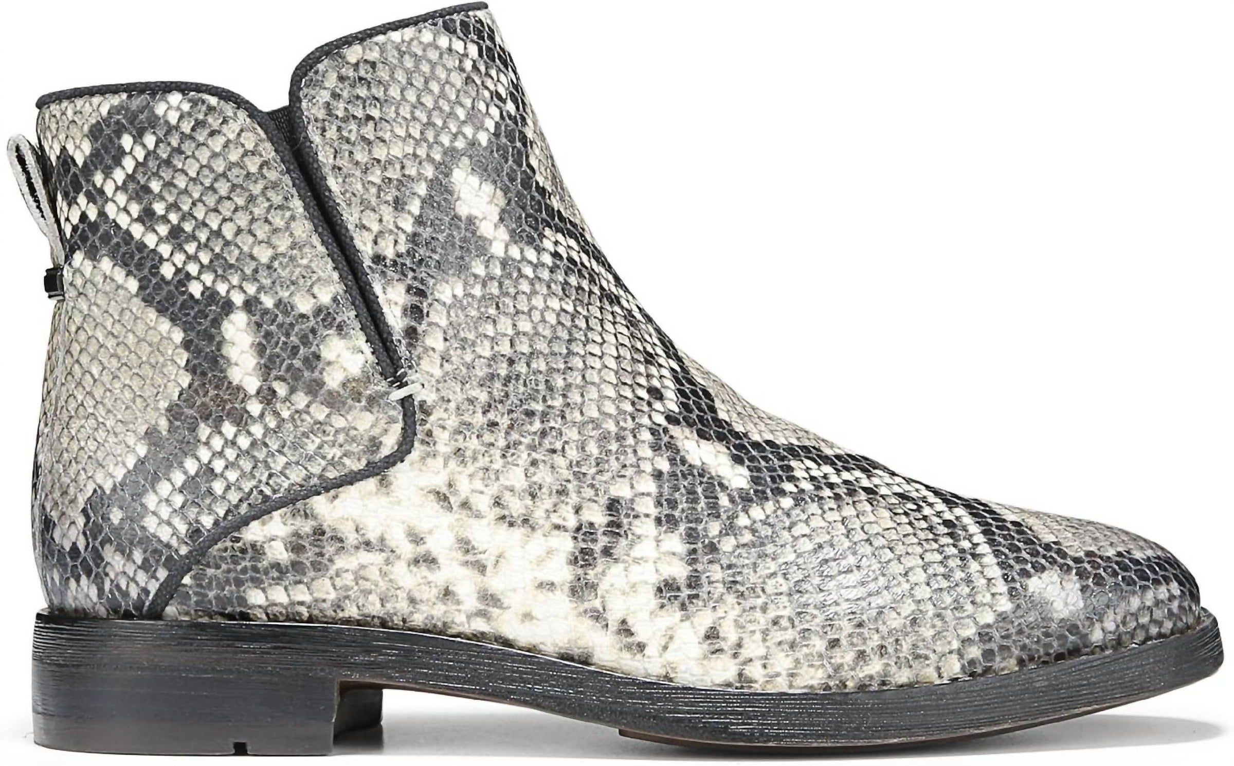 Franco Sarto Women's Marcus Booties in grey snake print - women's shoe