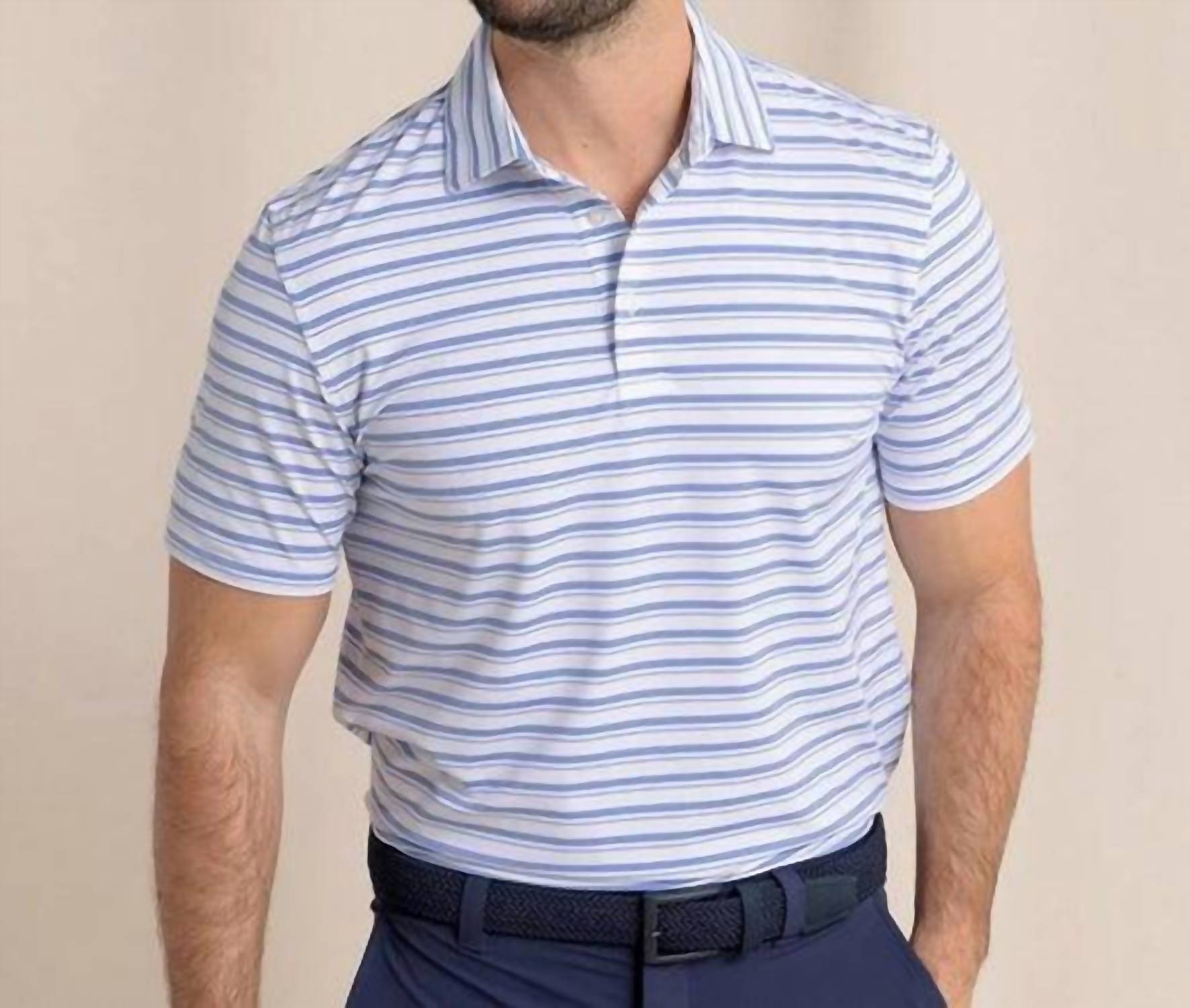 Southern Tide - brrreeze Pearl Cove Stripe Polo