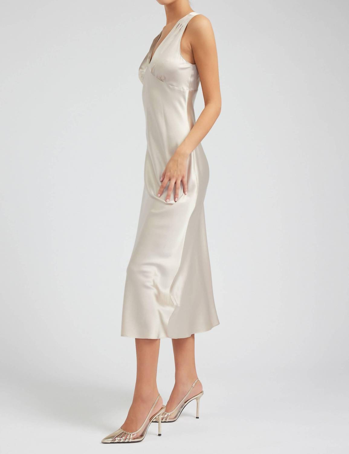 Current Air - Sweetheart Midi Dress