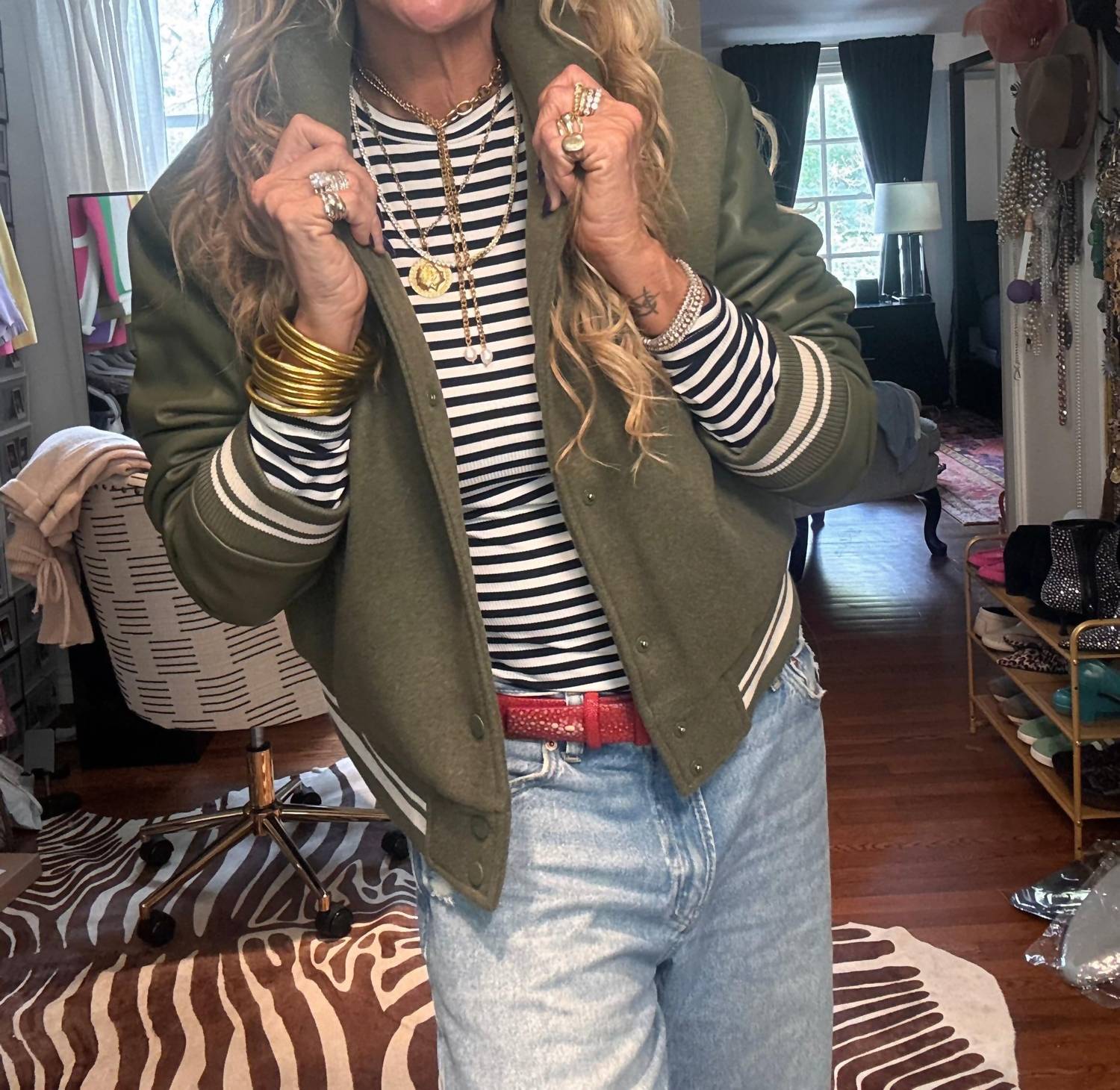 Mono B - Wake Up And Slay Varsity Jacket