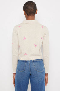 Lisa Todd - Lobster Embroidered Snap Sweater