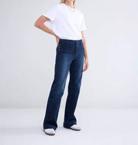 Summum - With Button Details Flared Jeans