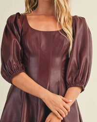 Mustard Seed - Bliss Faux Leather Dress