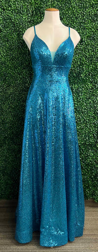 Amarra - Soft Sequin Prom Dress Ballgown