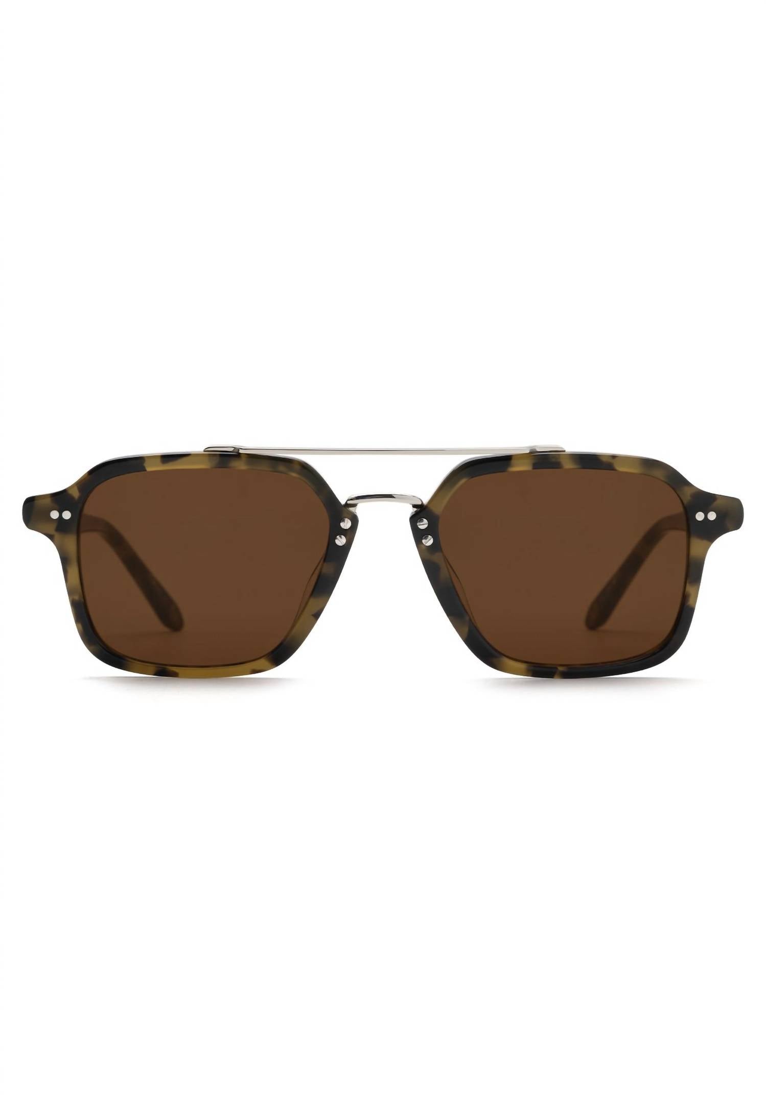 Krewe - Unisex Colton Aviator Polarized Sunglasses