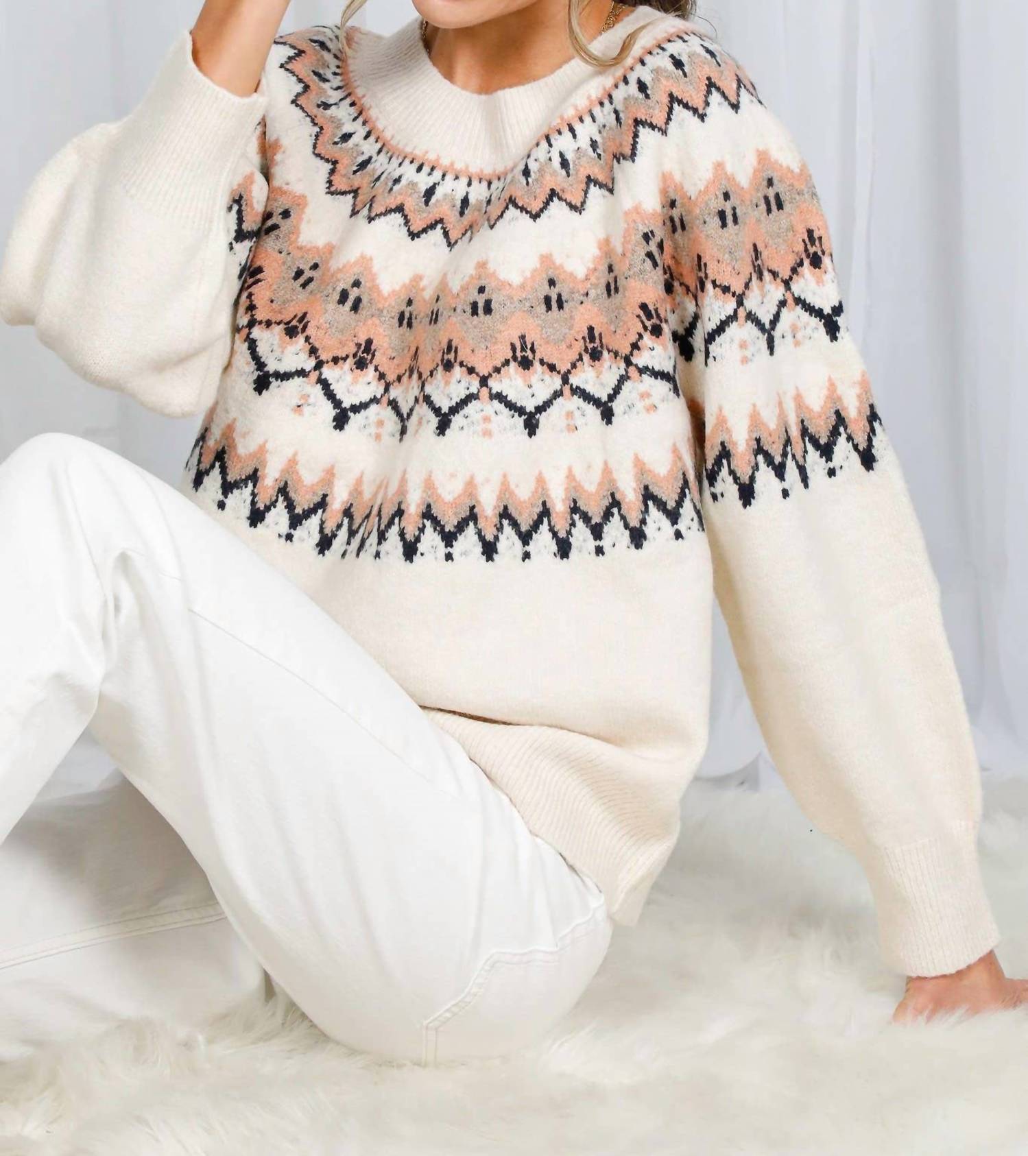 Vine & Love - Winter Wonderland Fair Isle Sweater