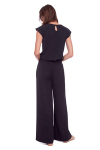 Up! - Solid Vegan Silk Wide Leg Pant
