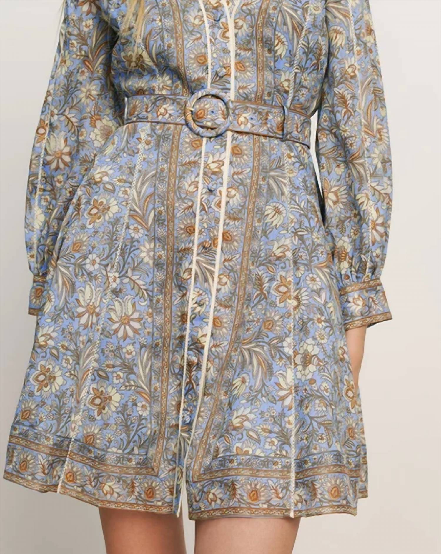 Veronica Beard - Kumar Belted Mini Dress
