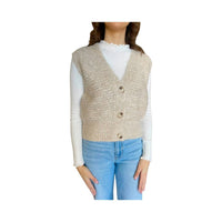 Hem & Thread - Button Front Sweater Vest