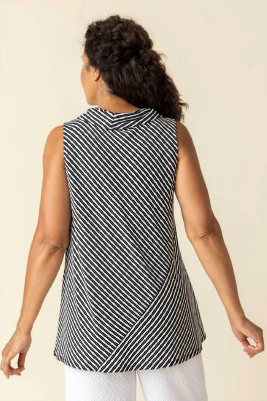 Habitat - Uptown Stripe Sleeveless Cowl Top