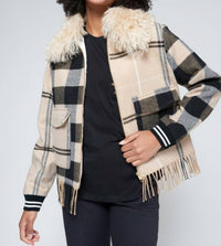 Vilagallo - Wool Blend Bomber Jacket