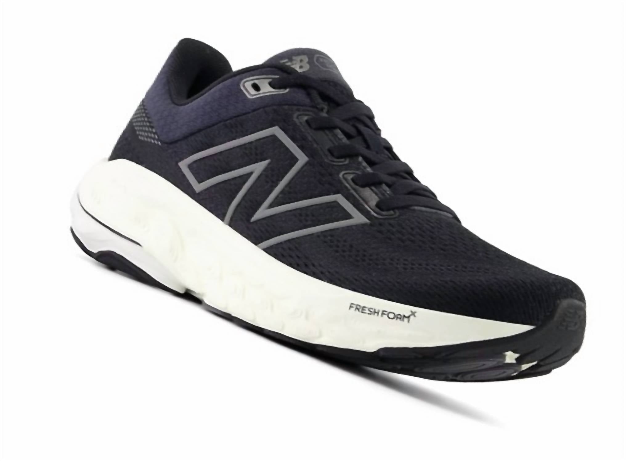 New Balance Women's Fresh Foam X Vongo V6 Sneakers in black white - women's sneaker - detail view