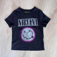 Rowdy Sprout - Kid's Nirvana Smiley Tee