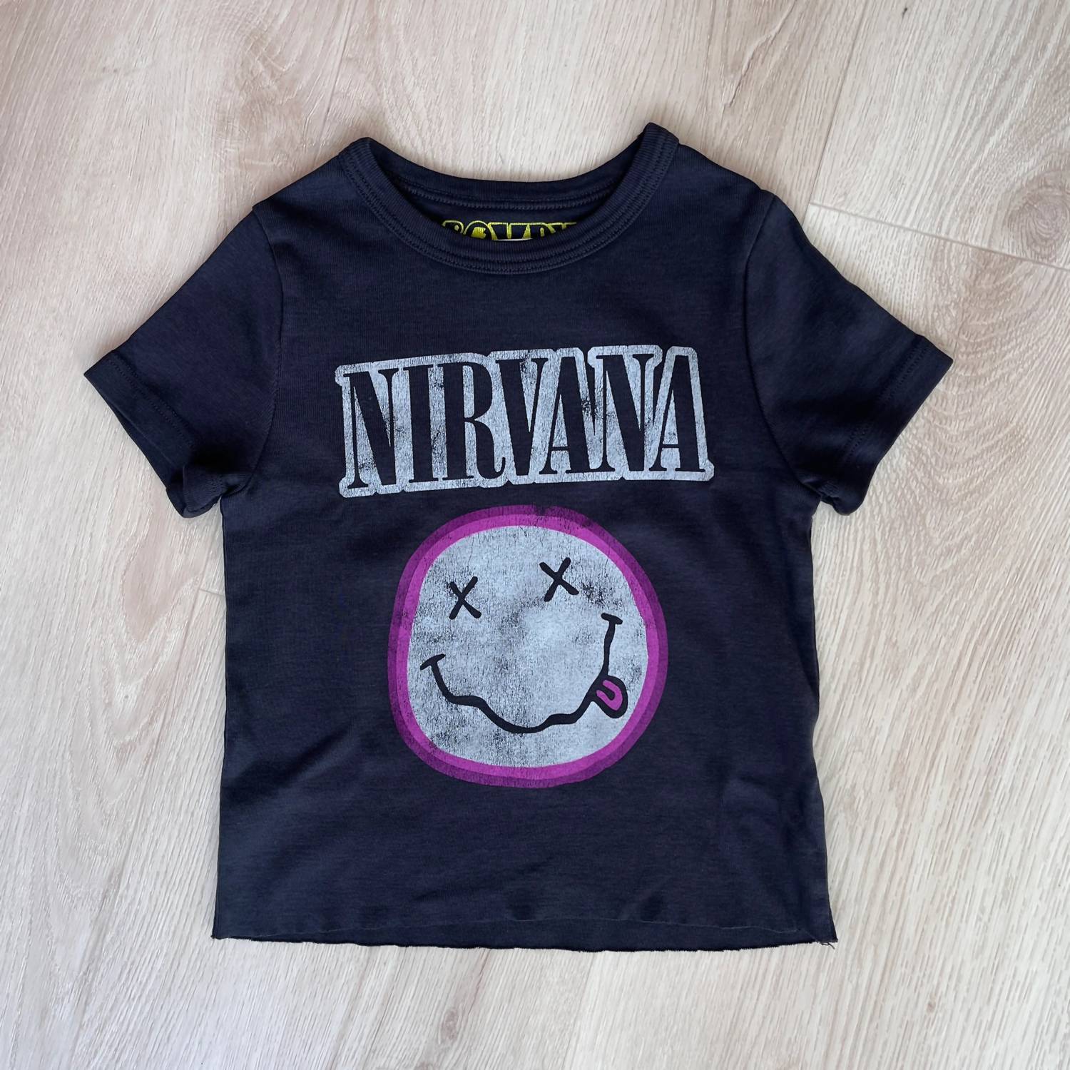Rowdy Sprout - Kid's Nirvana Smiley Tee