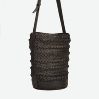 Per Lei New York - Women's Emery Woven Leather Shoulder Bag