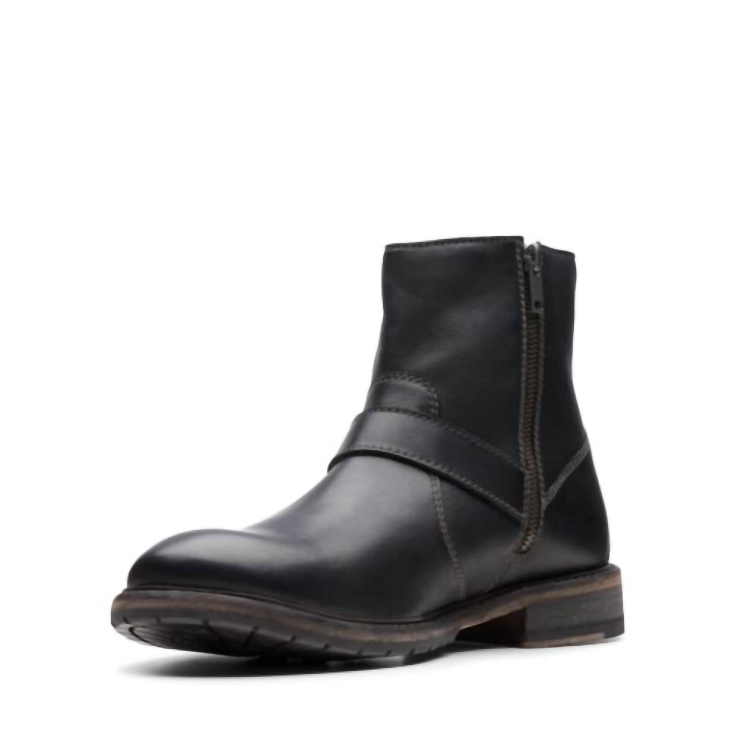 Clarks Men's Clarkdale Spare Ankle Boots in black - men's boots - view 4