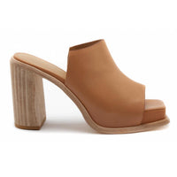 Wal & Pai - WOMEN'S DENKER CAMEL CALF SANDALS