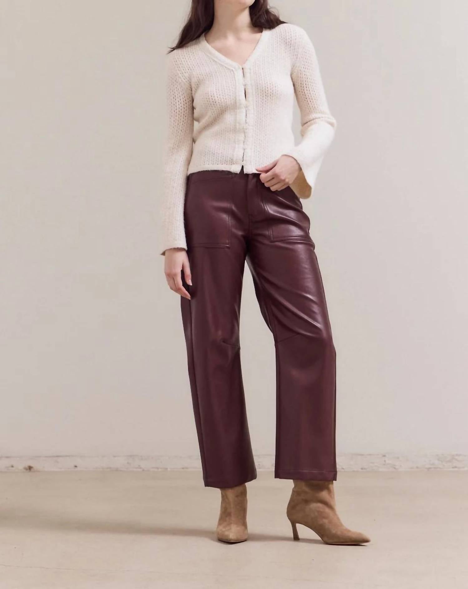 Grade & Gather - Lace Trim Detailed Cardigan