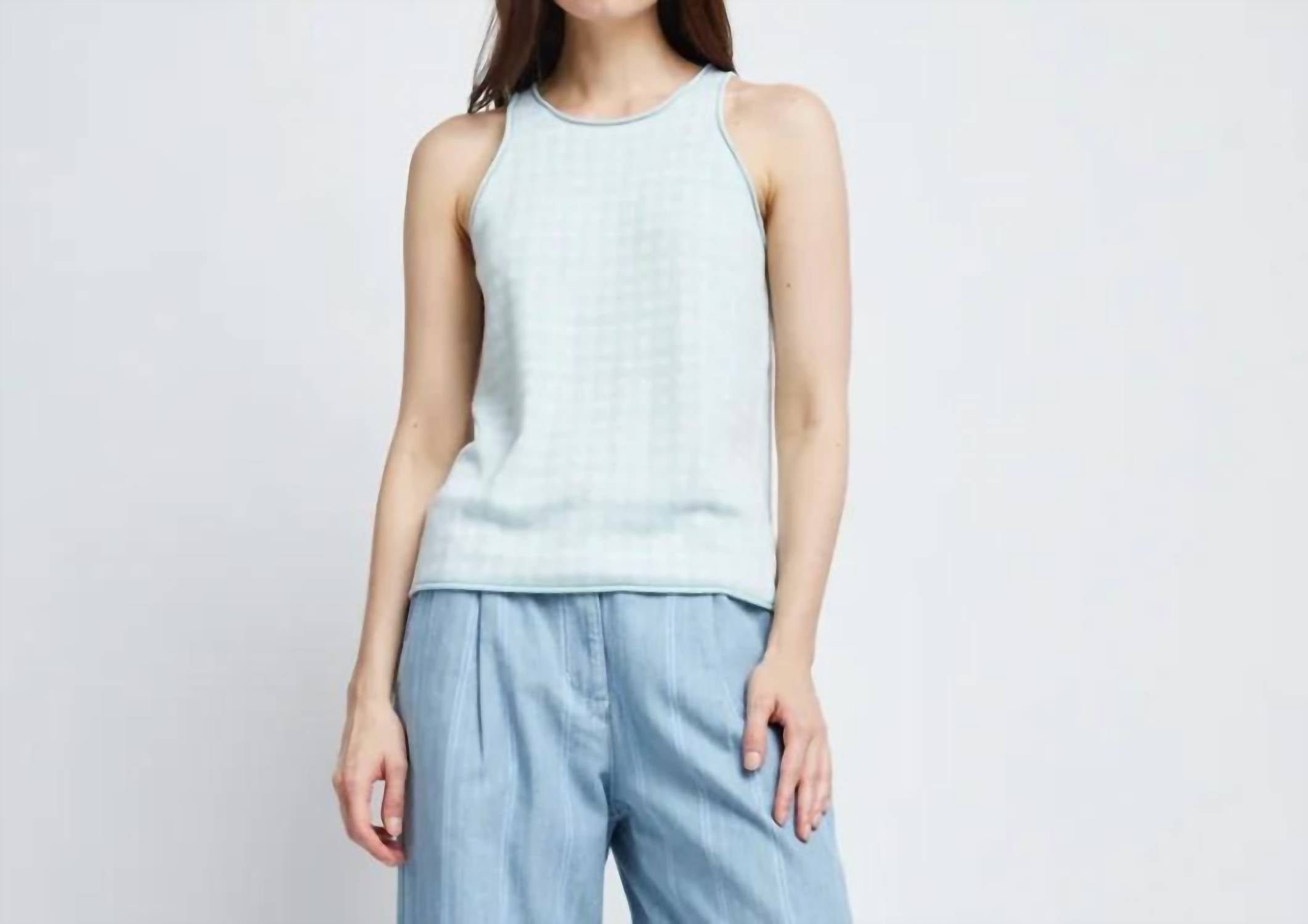 Self Contrast - Elizabeth Racer Back Tank Top