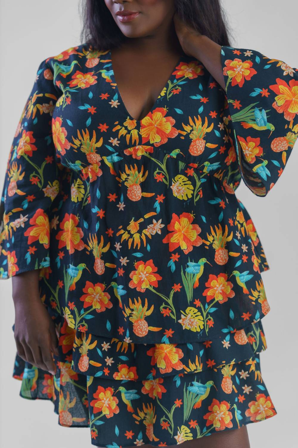 Guapa - Sitara V Neck Top - Plus