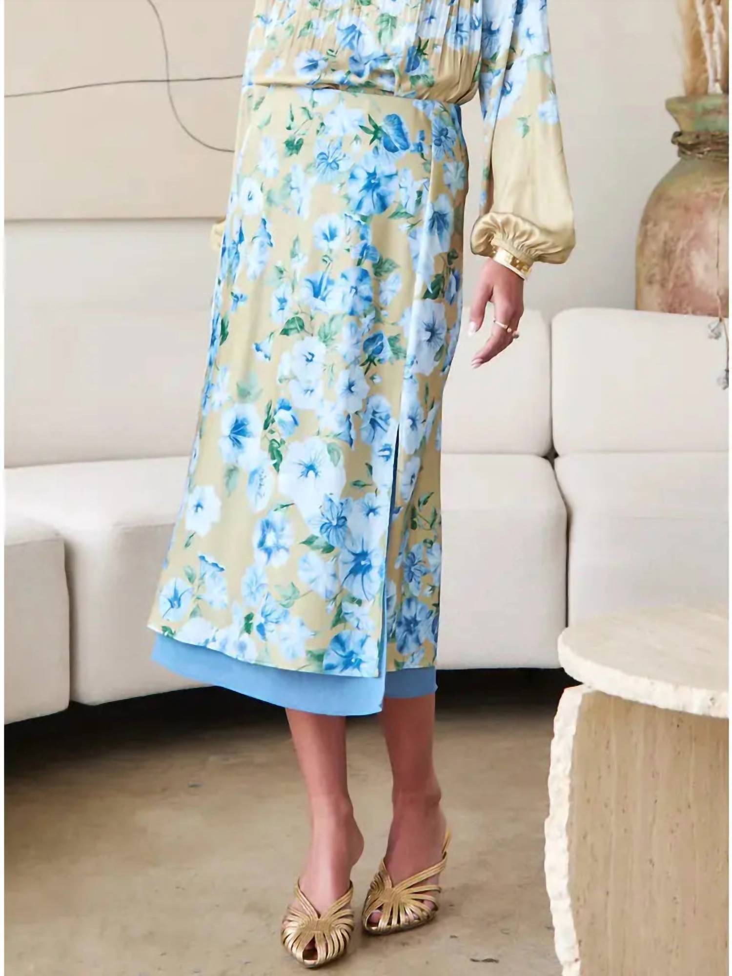 Current Air - Maeve Floral Skirt