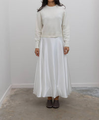 Collective - Satin Full Round Bubble Hem Midi Skirt