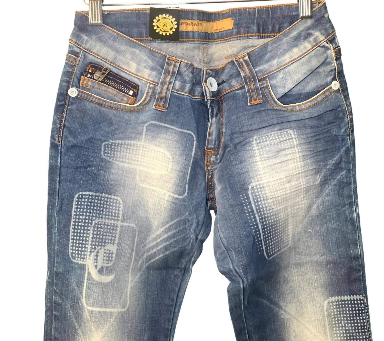 Cipo & Baxx - Women's Durable Vintage Denim Jeans