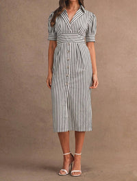 Faye Ellen - Bianca Stripe Midi Dress