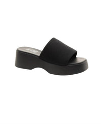 Corkys Footwear Women's Slip On Sandal in black - women's sandal