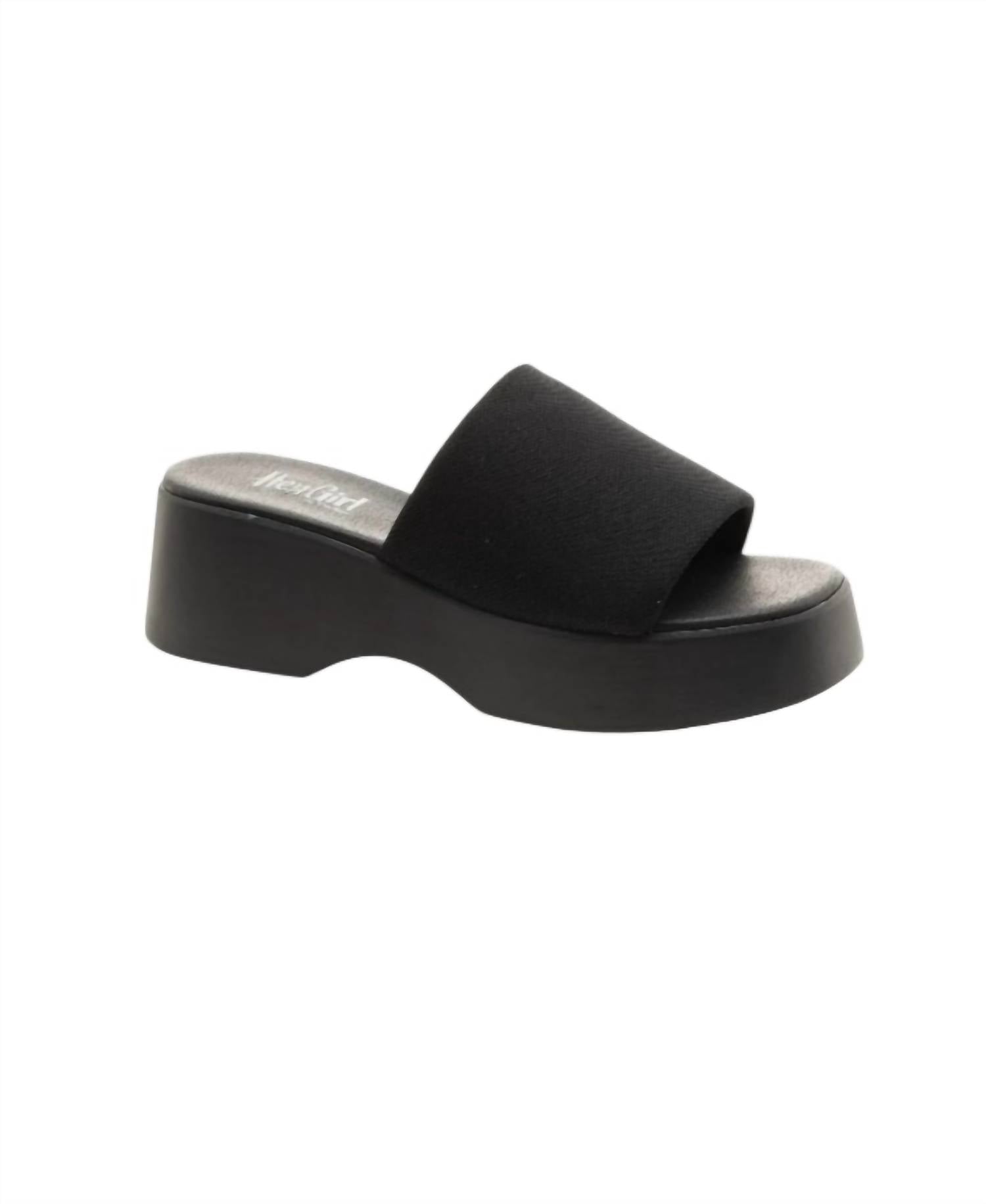 Corkys Footwear Women's Slip On Sandal in black - women's sandal