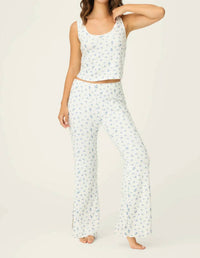 Pj Salvage - More Amour Ditsy Floral Pointelle Tank