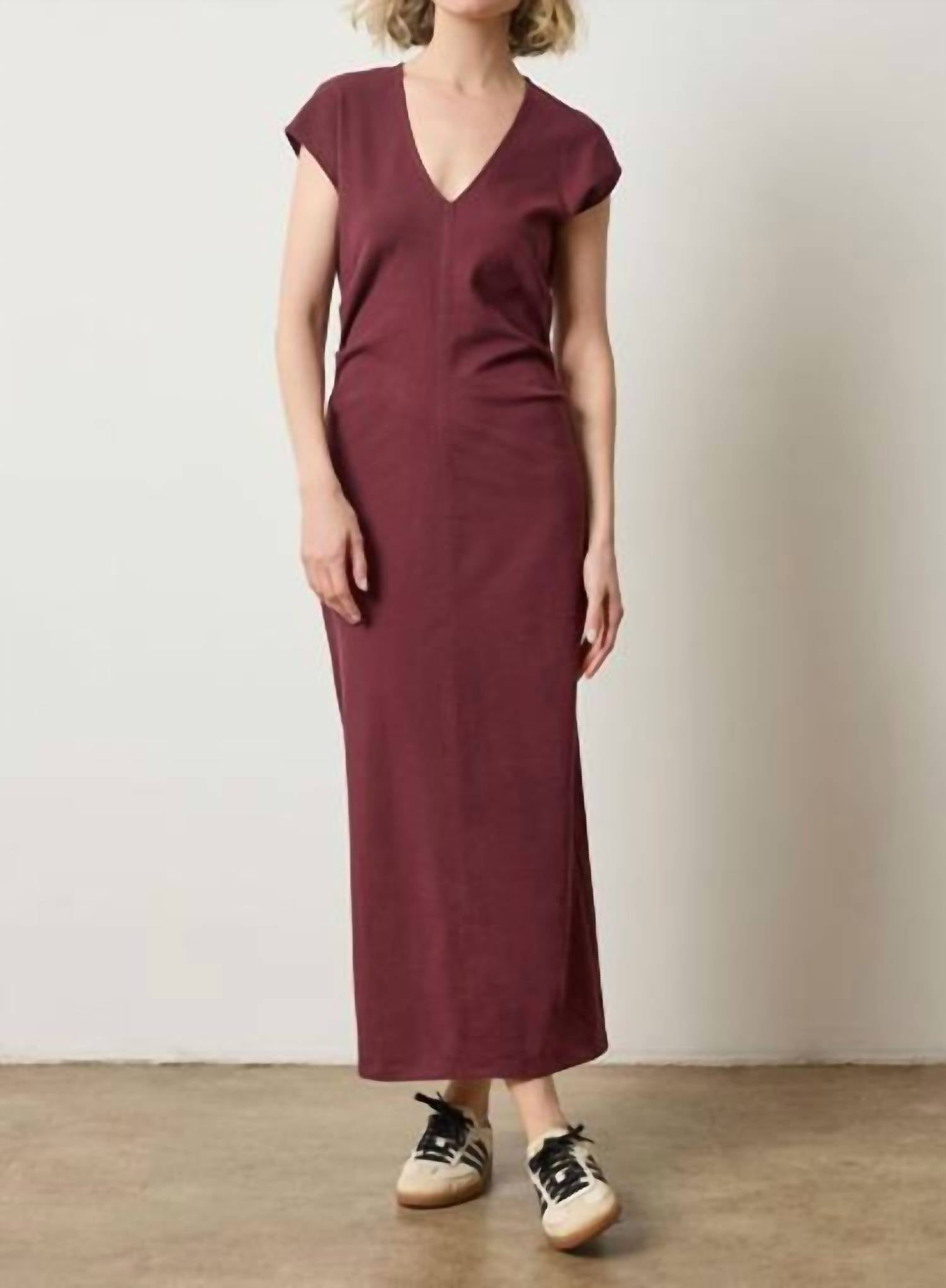 Lilla P - Side Tuck Maxi Dress