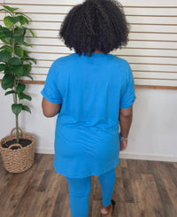 Zenana - Short Sleeve Lounge Set
