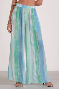 Elan - Striped Wide Leg Pants