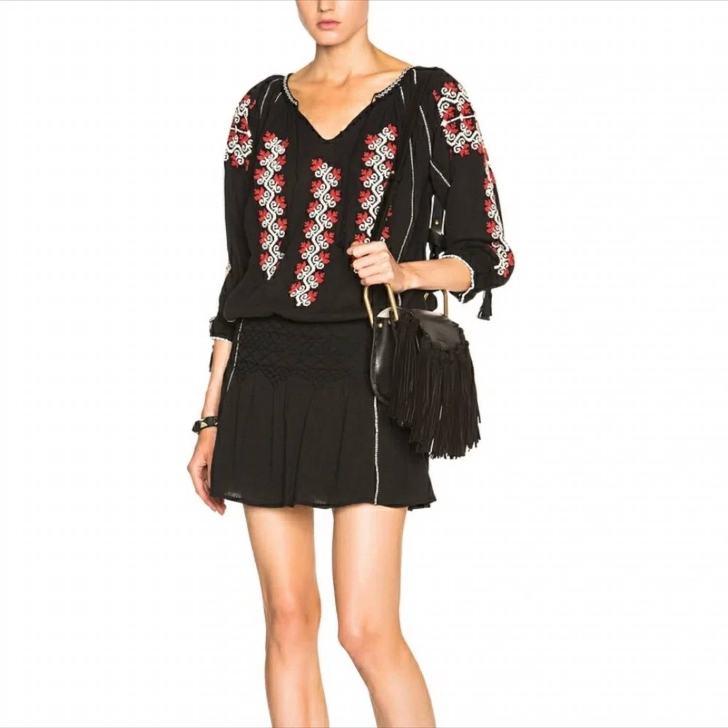 Ulla Johnson - Pre-loved Samira Embroidered Mini Dress