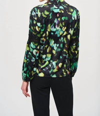 Joseph Ribkoff - Abstract Print Button-down Blouse