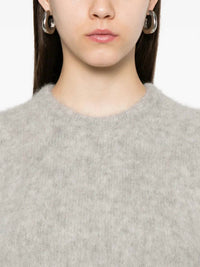 forte forte Baby Alpaca Knit Vest in pearl - women's tank top - alternate view