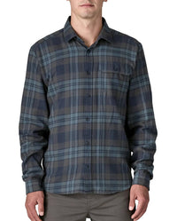 Patagonia Lightweight Fjord Flannel Shirt in smolder blue - men's shirt