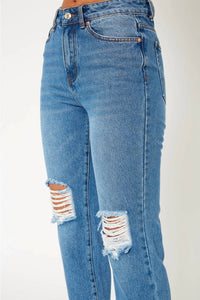 Monkey Ride Jeans - High Waisted Mom Fit Jeans